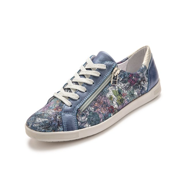 Baskets à aérosemelle amovible imprimé bleu <span itemprop=