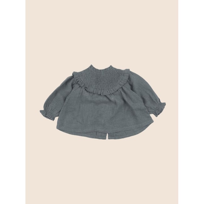 Blouse - Etat satisfaisant vert <span itemprop=
