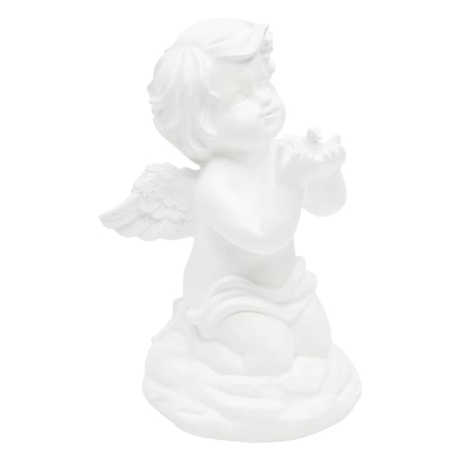 Statuette ange ANGE Couleur blanc <span itemprop=