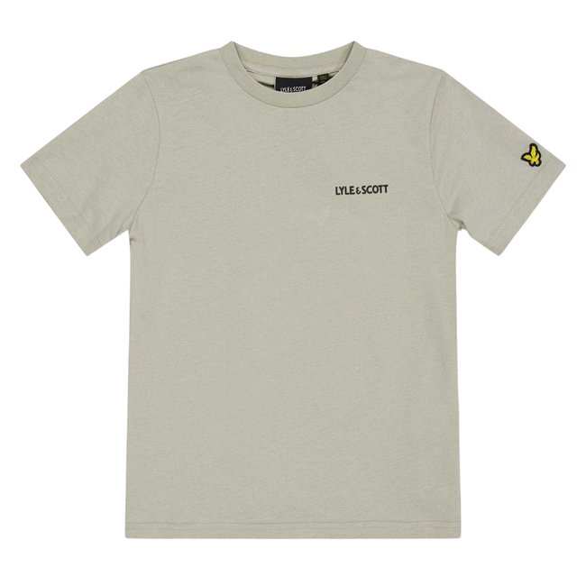 T-shirt manches courtes motif/style logo brodé - LYLE AND SCOTT