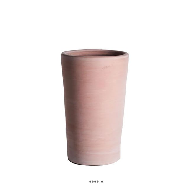 Cuvier Haut contemporain en terre cuite H 51 cm Terre cuite Couleur v002226 <span itemprop=