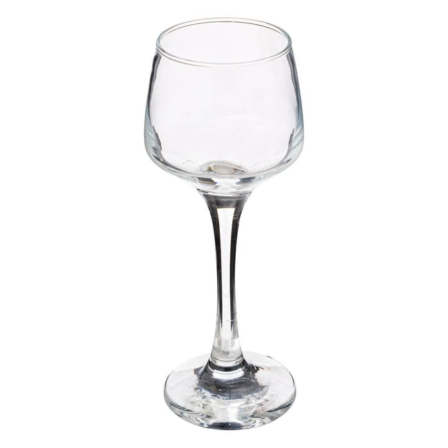 Lot de 4 verres à liqueur en verre 9 cl ELAYA Couleur transparent <span itemprop=