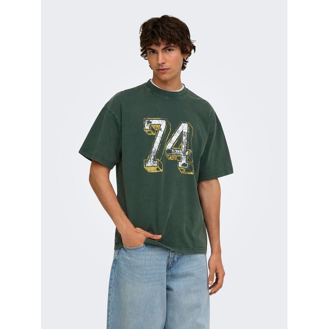 T-Shirt verte - pine grove 1 <span itemprop=