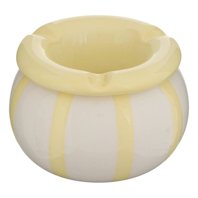 Cendrier DELLA PASTA Couleur jaune <span itemprop=