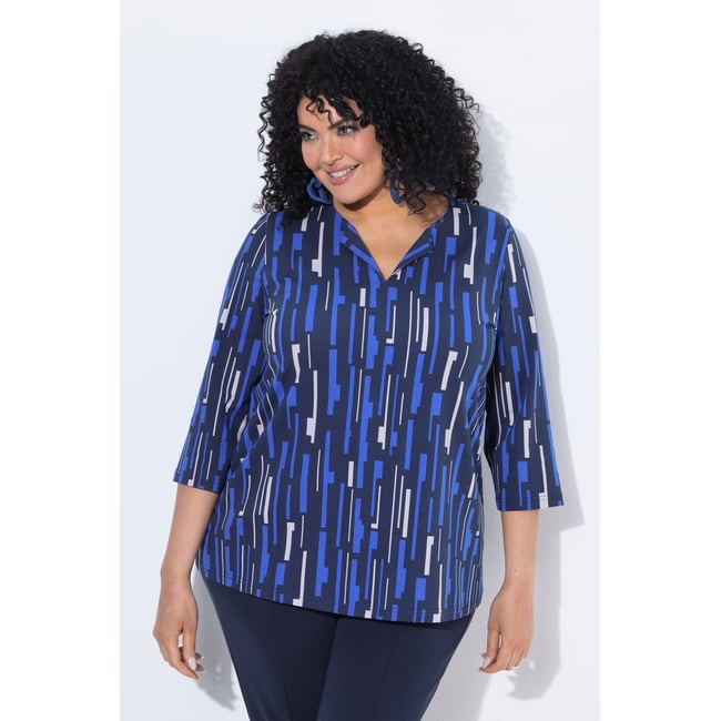 T-shirt imprimé graphique marine <span itemprop=