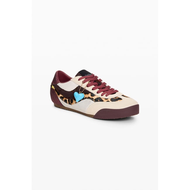 Baskets imprimées multicolore <span itemprop=