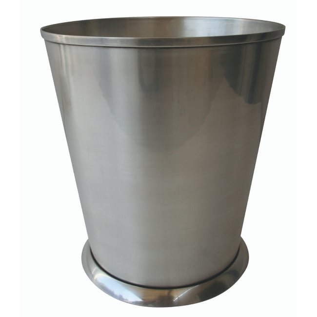 Corbeille en laiton pour salle de bain Couleur argent <span itemprop=