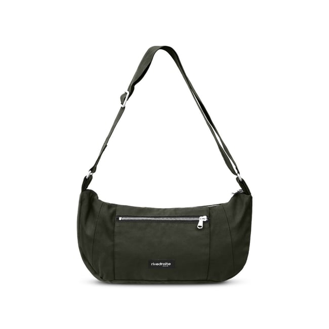 Sac à main en coton enduit CHARLOT XS vert enduit <span itemprop=