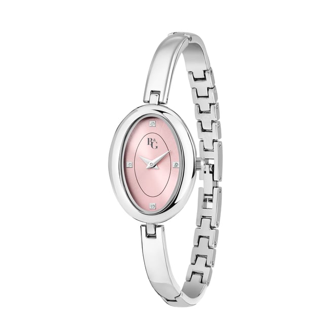 Montre OVAL rose <span itemprop=
