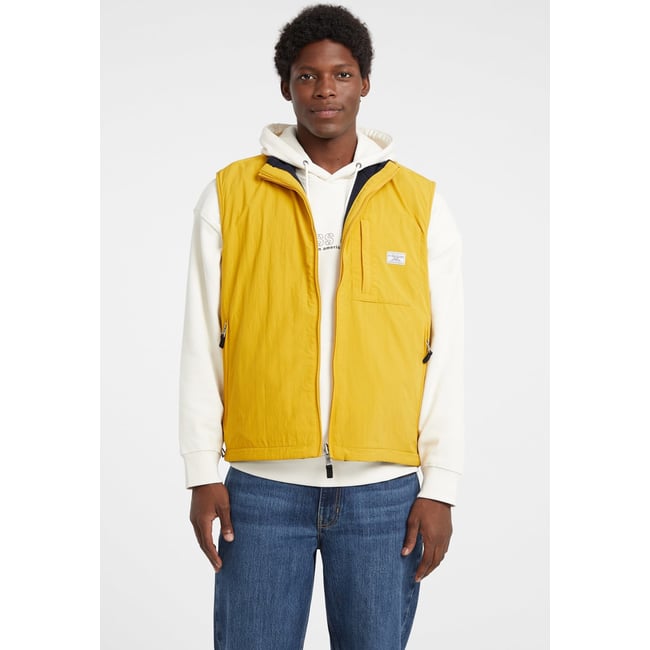 Veste Réversible En Nylon jaune <span itemprop=