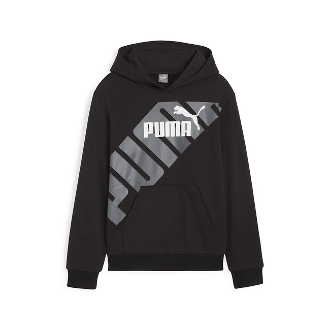 Kapuzensweatshirt schwarz <span itemprop=