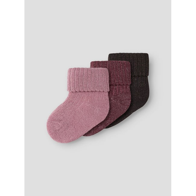 Chaussettes violet - lilas1 <span itemprop=