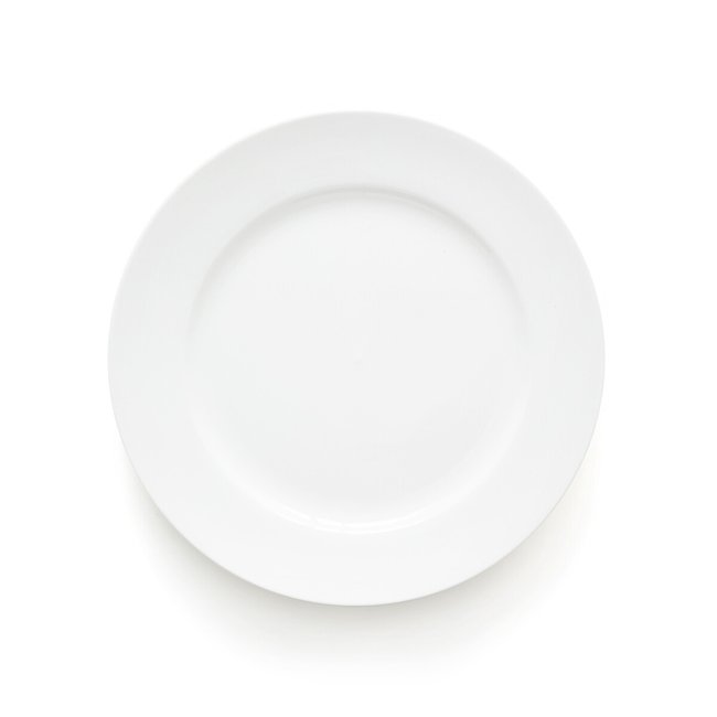 Set of 4 Ginny Porcelain Plates, white, LA REDOUTE INTERIEURS