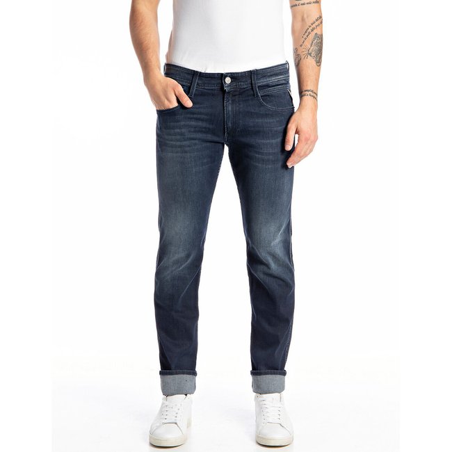 Jeans Anbass, Slim-Fit dunkelblau <span itemprop=