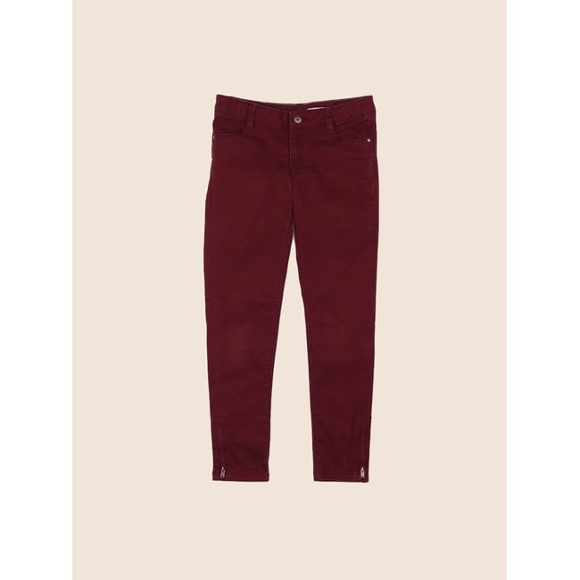 Pantalon - Très bon état rouge <span itemprop=