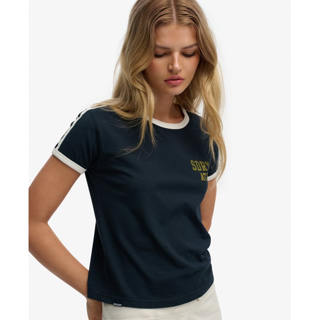 T-shirt Athletic Essentials à Bandes Latérales - SUPERDRY