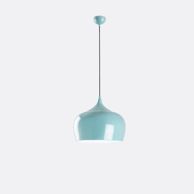 Светильник подвесной из металла, Patine / Патин бирюзовый SO'HOME