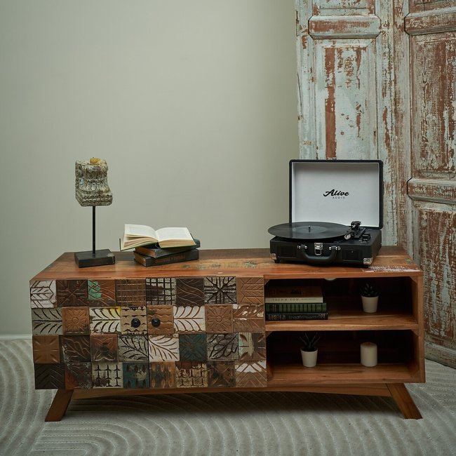Тумба из массива манго каштановый SO'HOME