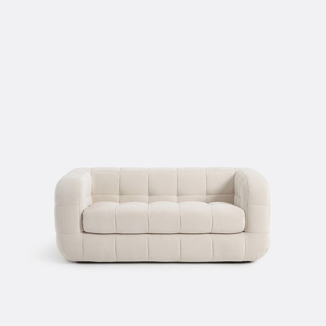Sofá de 2 plazas, PIETA crema <span itemprop=