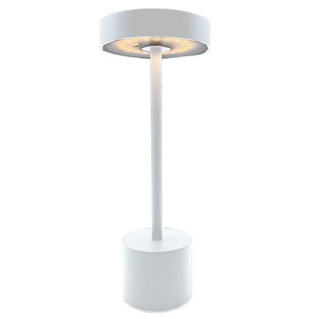 Lampe de table sans fil touch LED ROBY Couleur blanc <span itemprop=