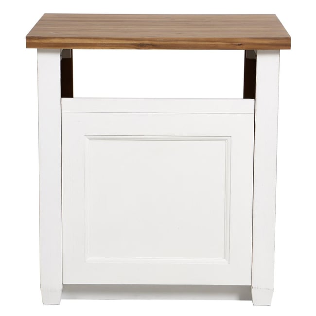 Meuble lave-vaisselle intégrable - BROCANTE Couleur blanc <span itemprop=