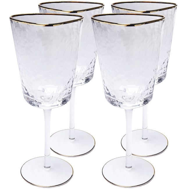 Lot de 4 verres à vin rouge, HOMMAGE Couleur transparent <span itemprop=