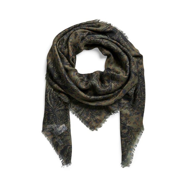 Chailey Scarf, khaki green, PIECES
