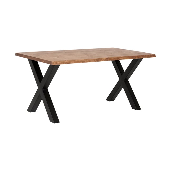 Table à manger sapin massif marron 220x85 cm - AURORA - HANNUN