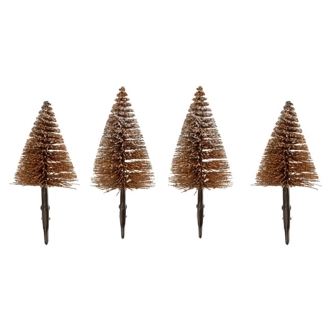 Sujet de noël PARIS Couleur marron <span itemprop=