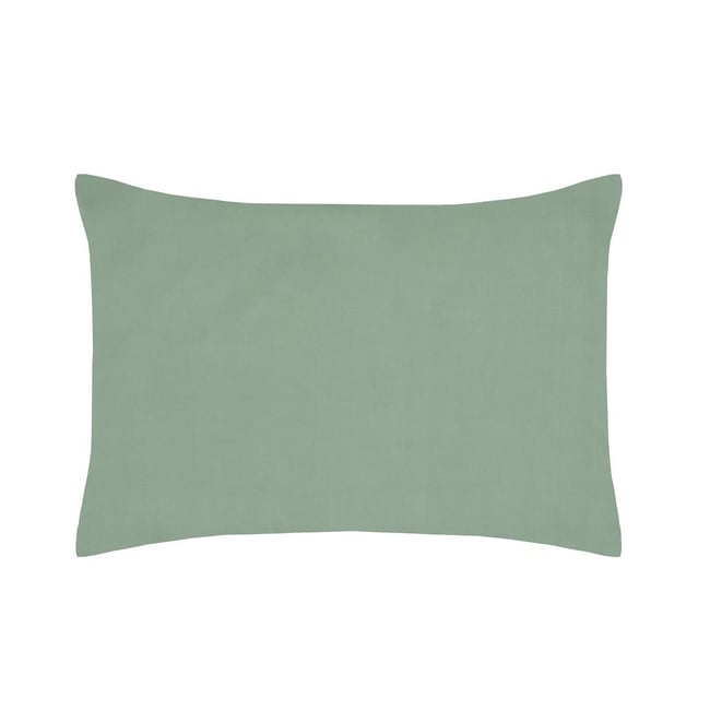 1 Taie d'oreiller percale de coton uni Elysee - EDEN