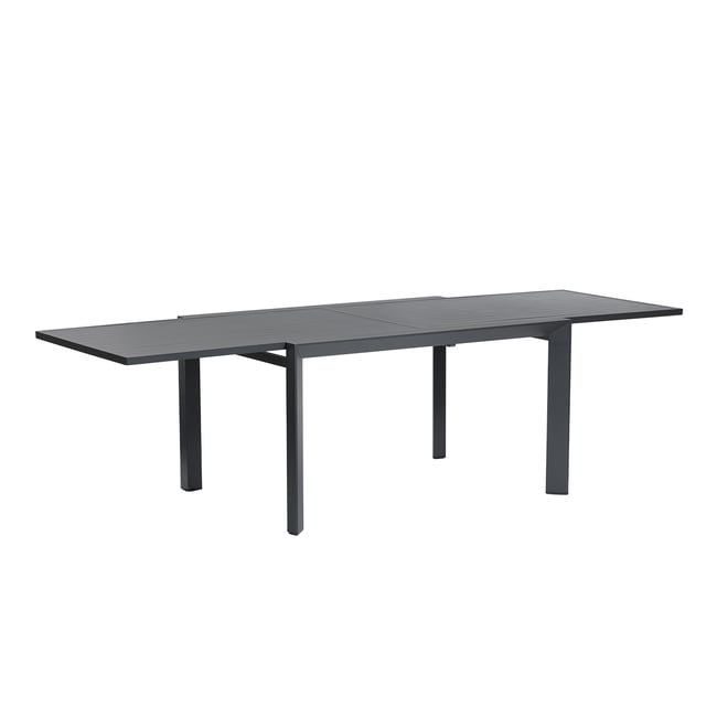 Table de jardin en aluminium gris extensible 6/10 pers.  BASALT gris <span itemprop=