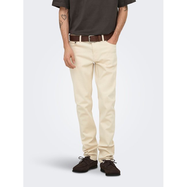 Jean Slim ONSLOOM Taille basse Slim Fit Jeans ecru <span itemprop=