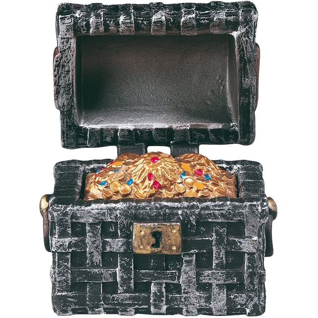 Figurine Coffre des pirates noir <span itemprop=