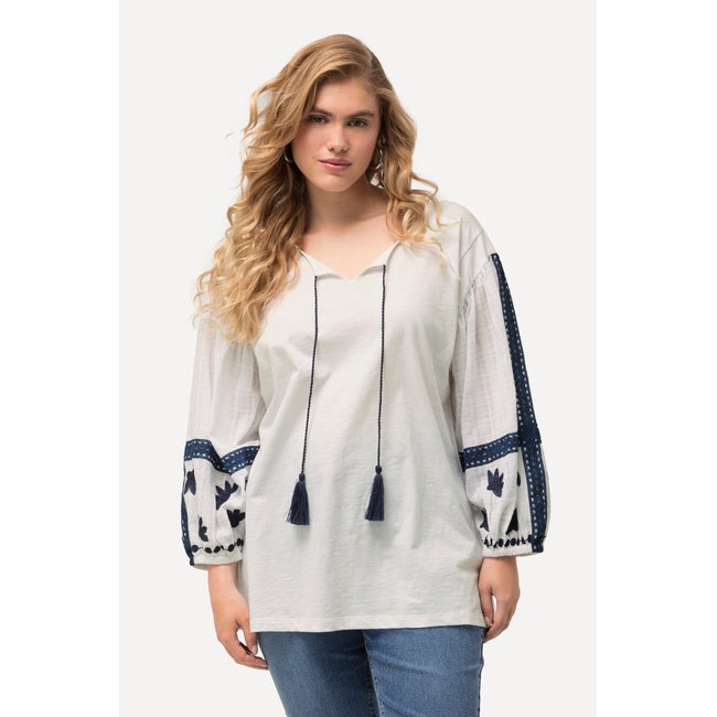 Blouse avec broderies - ULLA POPKEN