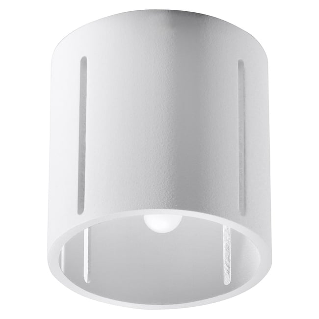 Plafonnier Aluminium Blanc G9 1 Inez Couleur blanc <span itemprop=