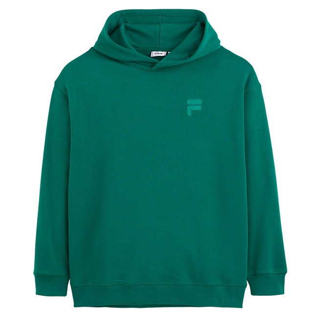 Sweat oversized logo ton sur ton vert <span itemprop=
