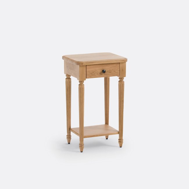 Baudry Solid Oak Bedside Table oak LA REDOUTE INTERIEURS
