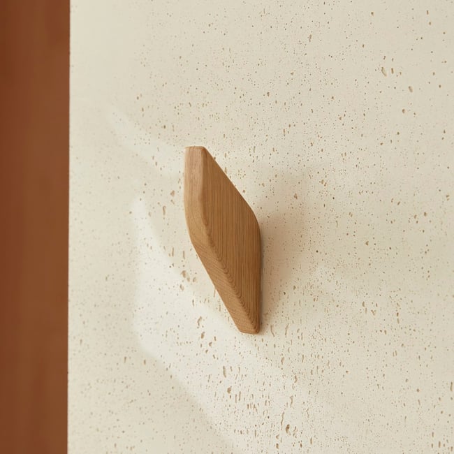 Patère, LEA Couleur naturel <span itemprop=