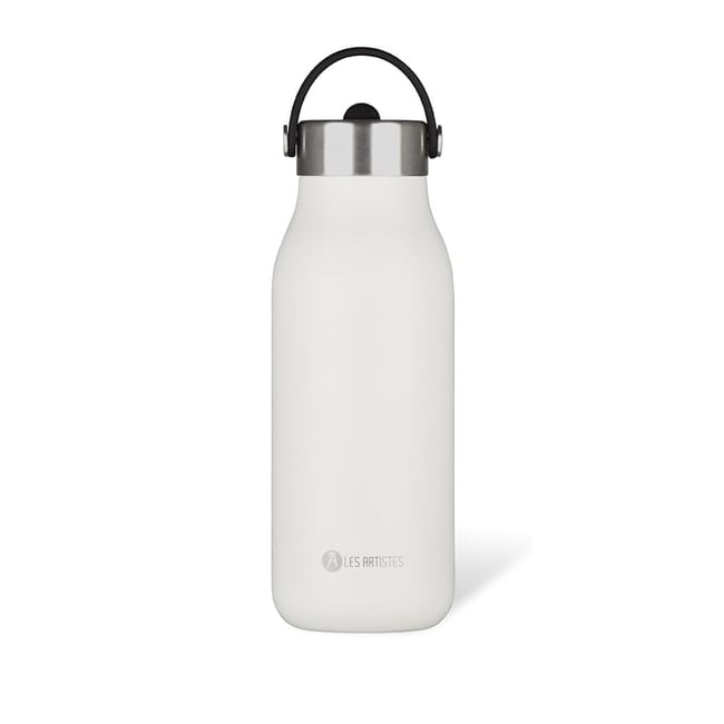 Bouteille isotherme 2.0 inox 1L Couleur blanc <span itemprop=