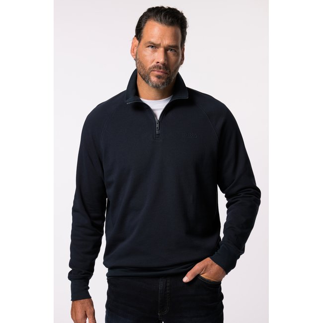 Pull camionneur bleu marine <span itemprop=