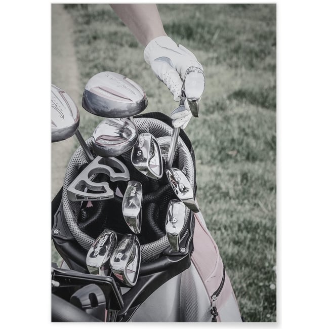 Affiche Golf 5 Couleur blanc <span itemprop=