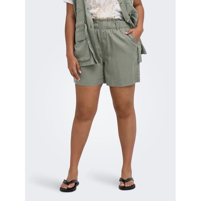Short grise - smokey olive <span itemprop=