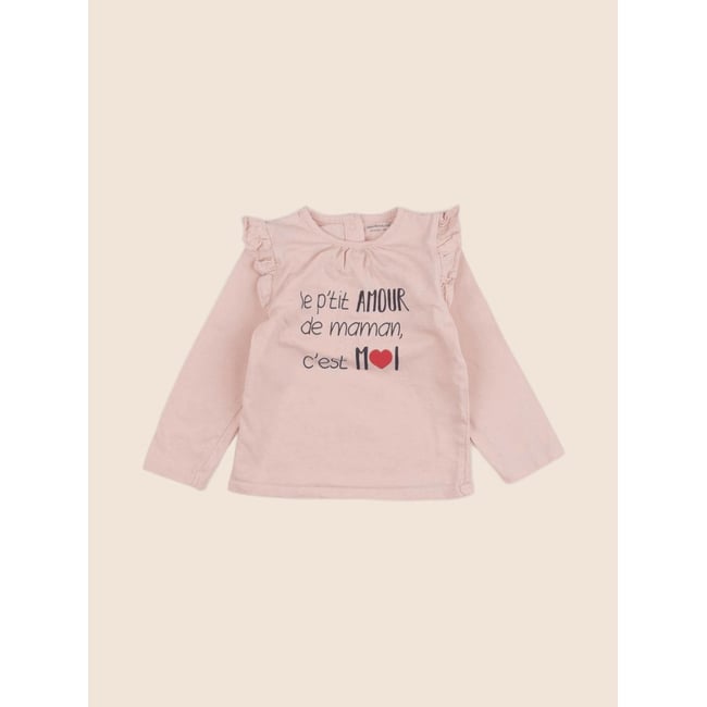 Tee-shirt - Très bon état rose <span itemprop=