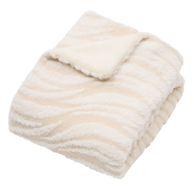 Plaid BOUCLY beige lin <span itemprop=