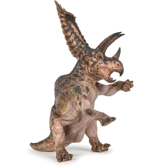 Figurine Pentaceratops marron <span itemprop=