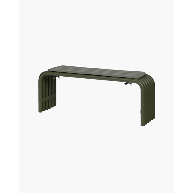 Coussin de banc Nokk vert forêt <span itemprop=