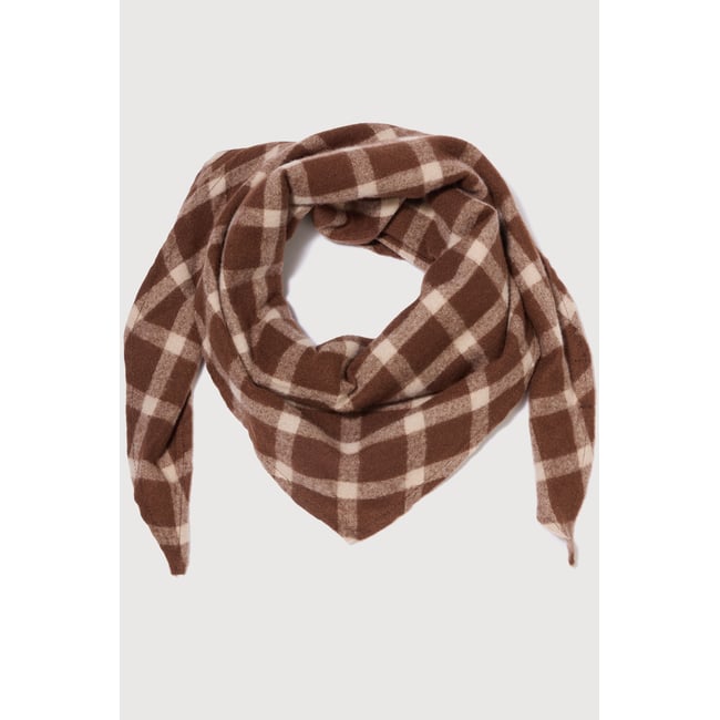 Foulard marron <span itemprop=