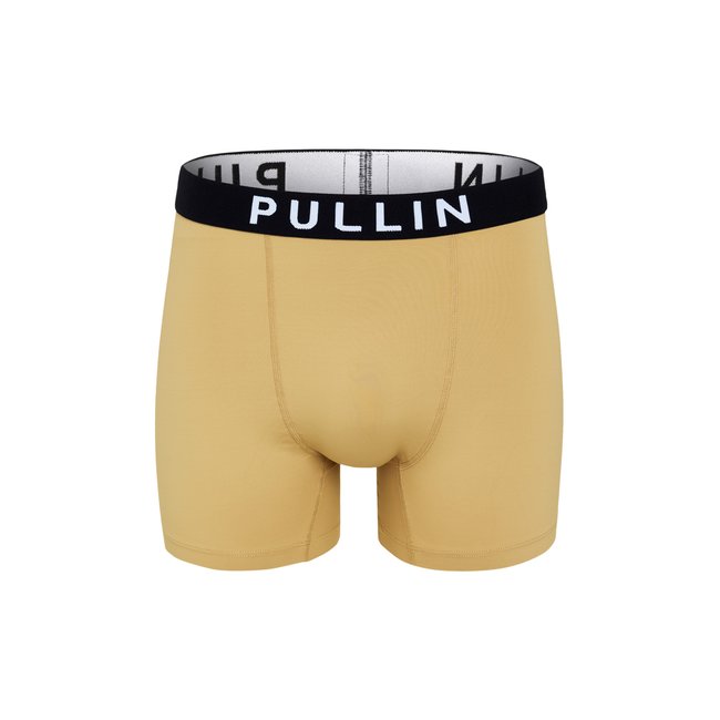 BOXER UNI LYCRA FORME LONGUE FASHION 2 marron <span itemprop=