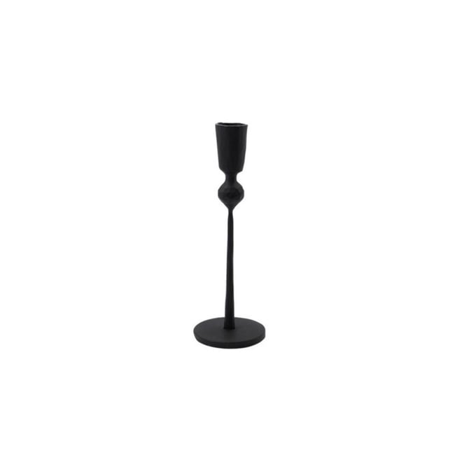 Bougeoir Trivo h 18 cm Couleur noir <span itemprop=