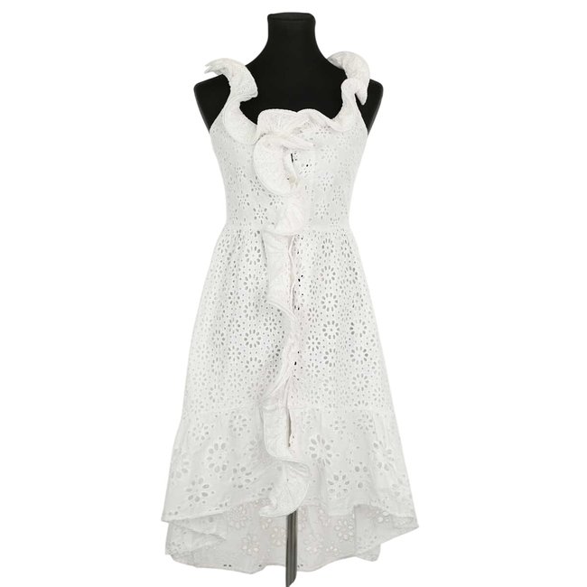 Robe en coton - Très Bon État blanc <span itemprop=